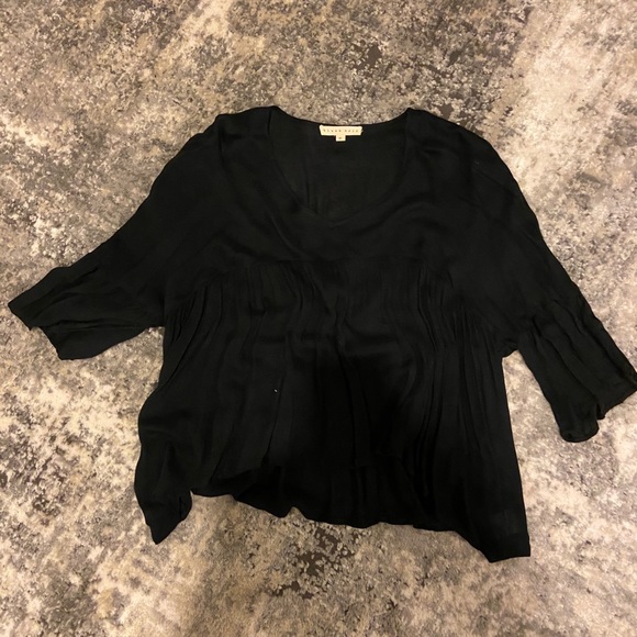 Black peplum top - Picture 1 of 2